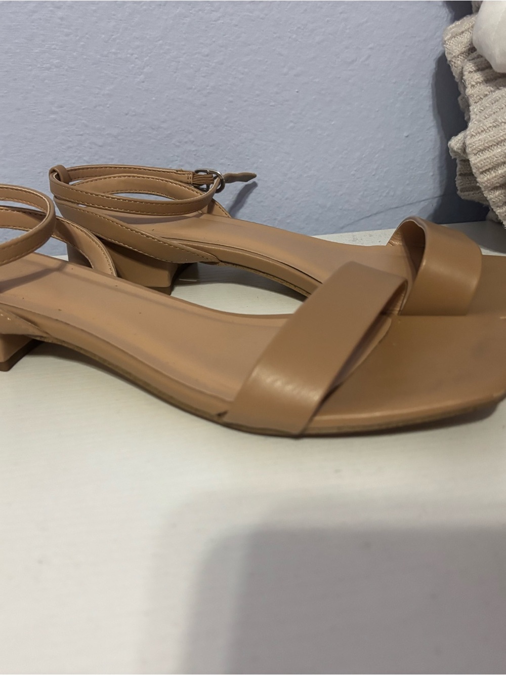 Tan sandals